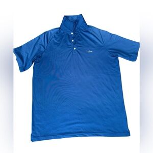 Malbon Polo Shirt Adult medium Blue Short Sleeve Breathable Golf Golfing Casual